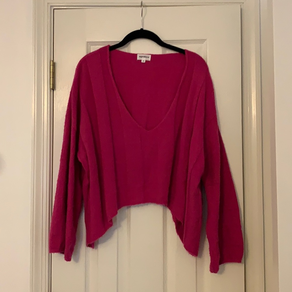 Super Down Pink Sweater